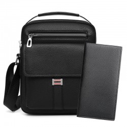 Men's single shoulder bag, outdoor casual mobile phone zero-coin storage handbag, vertical style Korean-style street business cross-body men's bag