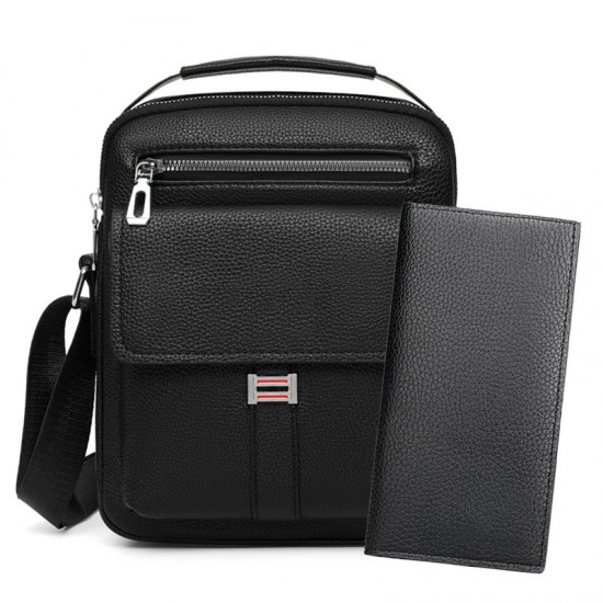 Men's single shoulder bag, outdoor casual mobile phone zero-coin storage handbag, vertical style Korean-style street business cross-body men's bag