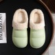 2023 New Cross-Border Winter Couple Midnight Warm Moon Goodnight Clock Cotton Slippers