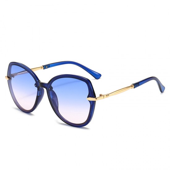 New Fashion Sunglasses, Women's High-End Metal Versatile INS Sunglasses, European and American Cross-Border Polygonal Sunglasses