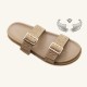 Chaozhou women's cross-border flat-soled hollow rhinestone flip-flops for outdoor use, wholesale slippers.