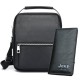 Men's bag, export crossbody bag, men's business casual multi-functional bag, PU soft leather handbag, trendy casual handbag