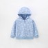 Cross-border girls' autumn and winter jackets, new European and American style, hooded zippered sweatshirts for small and medium-sized children.