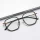 Blue light blocking plain glasses, fashionable frames for men and women, trendy large-frame anti-radiation plain glasses, wholesale 2037.