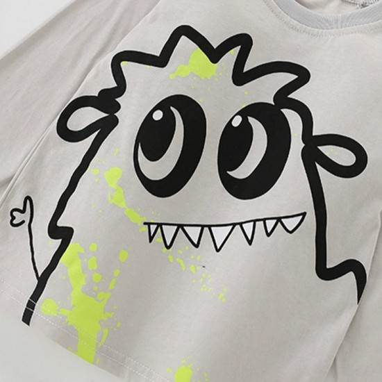 Boys' autumn and winter styles, European and American children's T-shirts, long-sleeved base layers, autumn children's tops.