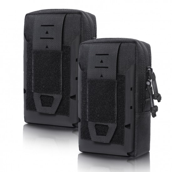 Tactical hidden single-shoulder waist bag, elastic waistband combination survival game accessory bag, tool bag (RANDOM COLOR)