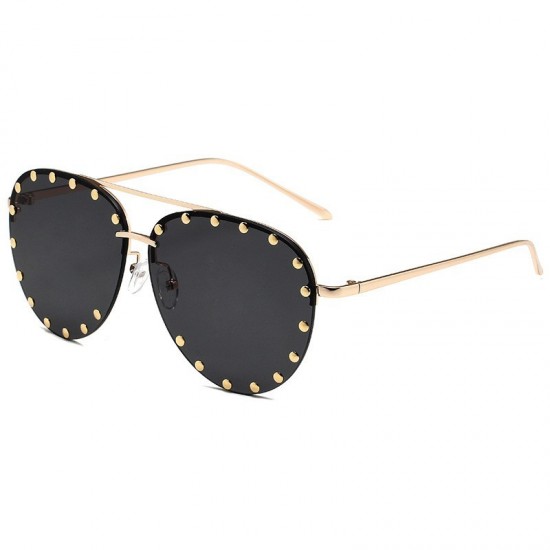 New fashionable diamond-shaped metal sunglasses for women, high-end, small-frame sunglasses, trendy, cross-border sunglasses, the same as those worn by influencers