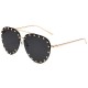 New fashionable diamond-shaped metal sunglasses for women, high-end, small-frame sunglasses, trendy, cross-border sunglasses, the same as those worn by influencers