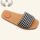 US Wholesale Cross-Border New Summer Hand-Woven Fashionable Versatile Women's Slippers