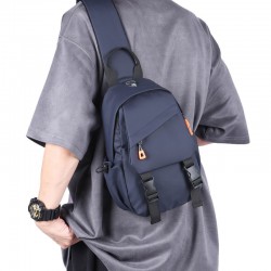 Men's crossbody bag, urban simple business mobile phone storage casual waterproof small pocket men's bag, multi-functional single shoulder bag