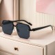 New Cross-Border Men's Driving Sunglasses, Large Face Slimming, UV Protection, High-End Half-Frame Sunglasses