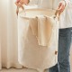 Thick canvas hanging storage bag, wall-mounted behind-the-door storage bag, fabric hanging bag with large capacity