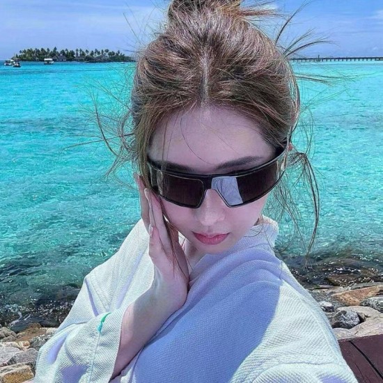 2024 new five-pointed star sunglasses, trendy beach party sunglasses, quirky photo-taking sunglasses, cross-border sunglasses