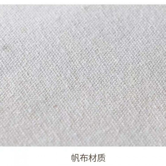 Japanese canvas thickened storage box, foldable clothing, cotton and linen fabric drawstring storage box Nordic Home Furnishings