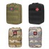 Tactical medical supplies reserve bag, Molle storage bag, military enthusiast tactical accessory bag, camping equipment tool storage (RANDOM COLOR)