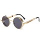 Retro Steampunk Men's Sunglasses, Metal Spring-Shaped Thick-Framed Sunglasses, Cross-Border Trendy Street Style Hip-Hop Sunglasses