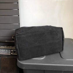 Thick canvas storage bag hanging bag, wall-mounted behind door, wall-mounted storage bag, fabric miscellaneous items hanging pocket, large capacity