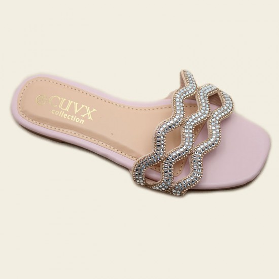 Cross-border wholesale craft shoes, fashionable versatile sandals for women, wholesale ladies slippers