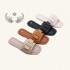 Guyana hot-selling ladies' slippers, wholesale, cross-border, fashionable flat-soled women's craft shoes.