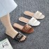 2025 New Style, Round-Toe, Fashionable Thong Slippers for Summer