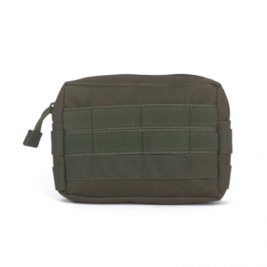 600D outdoor commuting bag, military enthusiast tactical accessory bag, EDC wallet camouflage tool storage bag, one-stop wholesale (RANDOM COLOR)