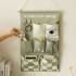 Waterproof cotton and linen household multifunctional hanging storage bag, wall-mounted bedroom and dormitory door storage bag, large capacity