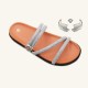 Factory Wholesale Slippers: Summer outdoor flat slippers, fashionable and handcrafted accessories.