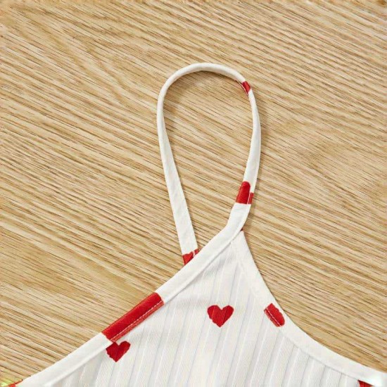 Women's pajama set with summer new European style letter pattern short-sleeved T-shirt, butterfly knot striped short pants, and home wear two-piece set for ladies with comfortable and casual style