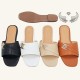 Belize wholesale women's slippers, fashionable and stylish, flat-soled flip-flops, durable and stylish.
