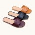 Factory high-quality women's shoes, ready for export, flat fashionable buckle women's slippers