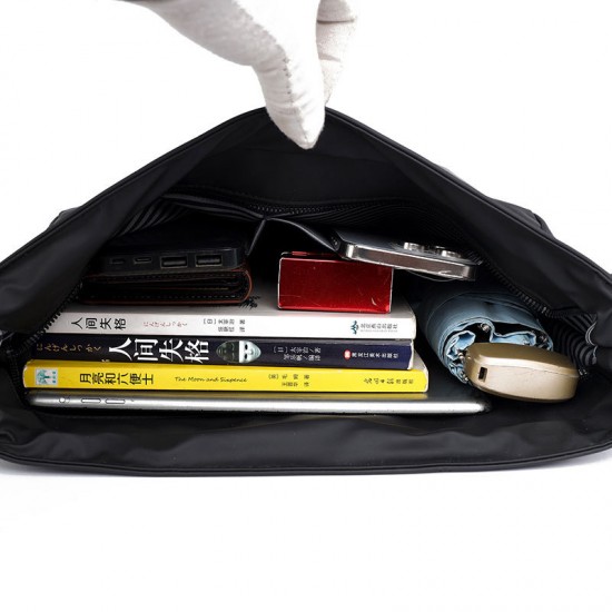 Outdoor sports single shoulder men's bag, new trendy leather film large capacity crossbody bag, casual travel convenient crossbody bag