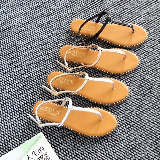 Wholesale Women's Shoes Foreign Trade Chaozhou Women's Fashionable Flip-Toe Sandals, Crafted Shoes, Non-slip Shoes