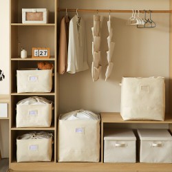 Pure Time Thickened Waterproof Kraft Paper Lunch Box Bag for Kids, Picnic Bag, Tote Bag, Student or Office Lunch Bag