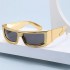 New cross-border fashionable large-frame sunglasses for women, suitable for driving, travel, and leisure.