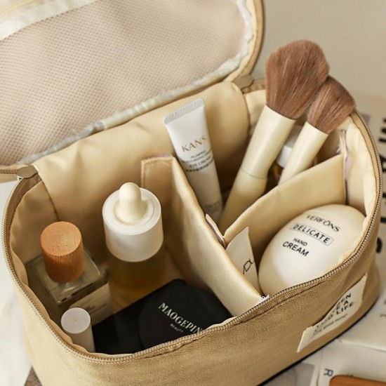 Simple Japanese-style household clothing storage box, cotton and linen fabric, large-capacity foldable storage box with window