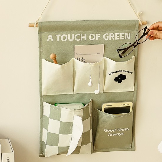 Thickened canvas clothing and quilt storage bag, large-capacity wardrobe expansion, slit-top dust-proof tote