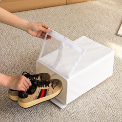 Wardrobe storage artifact, clothes hanging bag, cotton and linen fabric hanging wardrobe, tiered underwear hanging bag for dormitories