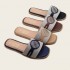 Wholesale Slippers Versatile Crafted Shoes, Summer Fashionable Women's Shoes, Ready-to-Stock Foreign Trade Stalls