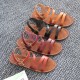 Wholesale women's shoes. Sandals Foreign Trade African Wholesale Women's Microfiber Fashionable Versatile Summer Sandals