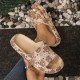 Cool and comfortable summer sandals with star prints, couples' slippers for both home and outdoor use