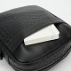 Simple time-themed thick waterproof cowhide lunch box bag, fun picnic bag, handbag for students and office workers