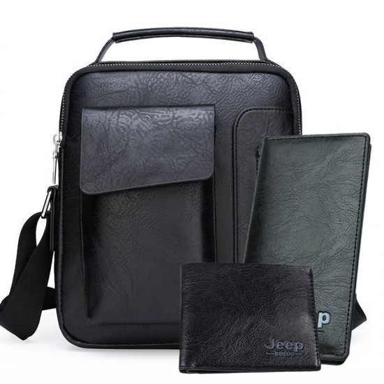 Men's single shoulder bag, urban simple business mobile phone storage casual waterproof small pocket men's bag, multi-functional single shoulder bag