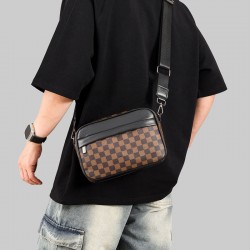 Men's shoulder bag new style handbag for business and casual wear, trendy casual bag for cross-body carrying, men's bag for cross-body carrying, trendy casual bag for daily use, men's bag for cross-body carrying