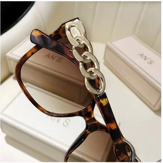 New fashionable children's glasses, Korean-style round-frame, versatile baby sunglasses, sun-blocking, personalized metal children's sunglasses.