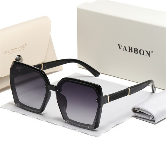 New fashionable diamond-studded polarized sunglasses for women, high-end, slimming, large-face glasses, cross-border large-frame sunglasses