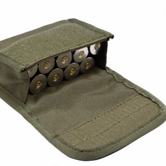 Hoyoo outdoor tactical 10-hole multi-functional 12g storage bag, MOLLE accessory bag, bag for tactical accessories, bullet waist bag (RANDOM COLOR)