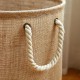 Jute Laundry Basket, Portable Cotton Rope Laundry Basket, Household Laundry Storage Basket, One-Piece Dropshipping
