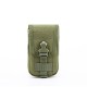 Molle functional tactical phone bag, tactical waist bag, large-capacity outdoor military camouflage ID bag (RANDOM COLOR)