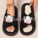 Best-selling cross-border winter heart-shaped cotton slippers, wholesale, indoor plush warmth for Christmas and Valentine's Day couples