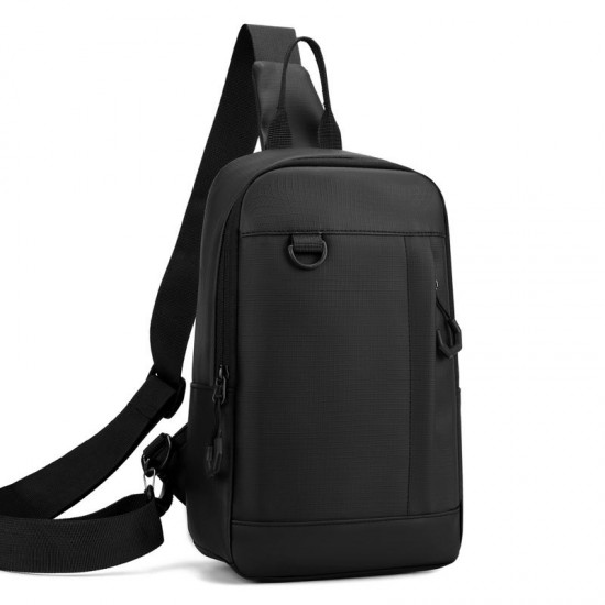 Business men's crossbody bag, new trendy single shoulder bag, high-end business commuting bag, urban minimalist versatile bag, outdoor sport travel bag